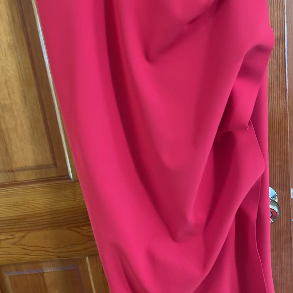 CHIARA BONI Red Off-Shoulder Dress new - Picture 11 of 13